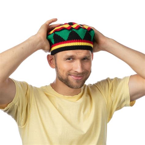 Rasta Jamaican Beret Hat Wool Autumn Unisex Fashion Hats Etsy