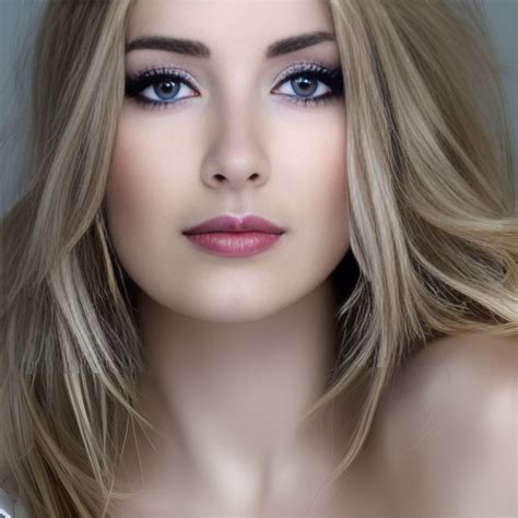 A Beautiful Blonde Woman With Blue Eyes Jorge Gamaliel Frade Chávez