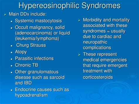 Ppt Hypereosinophilic Syndromes Powerpoint Presentation Free