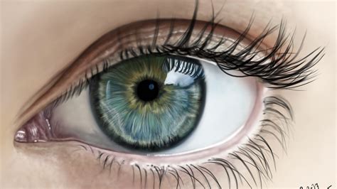 Realistic Drawings Eye Drawing A Realistic Eye Using Coloured Pencils