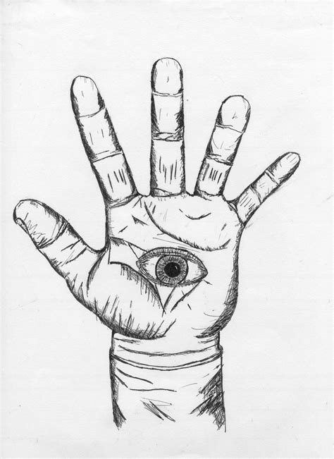 Scary Hand Drawing At Getdrawings Free Download