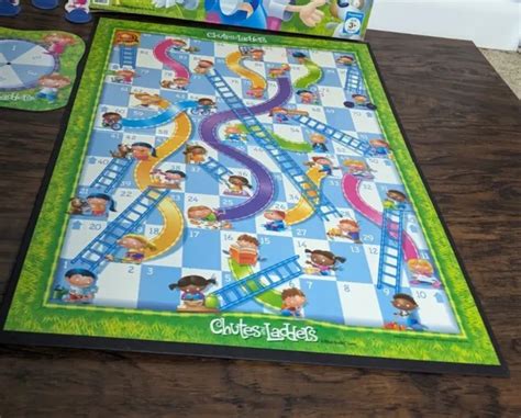 Hasbro Chutes And Ladders Game Board Replacement Piece 2004 Board Only