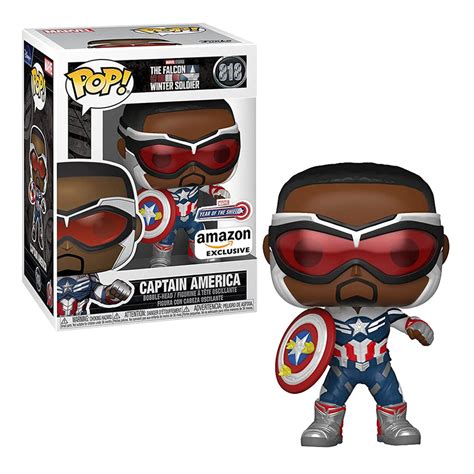 Captain America 818 Amazon Exclusive Cisemu Funko Pop