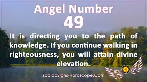 Angel Number 49 Meaning And Symbolism Angelsnumbers Images And Photos