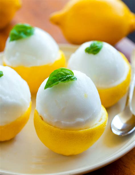 Lemon Sorbet Recipe Just 3 Ingredients And So Refreshing