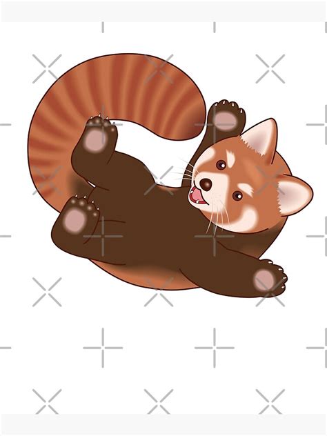 Red Pandas Emoji Cute Fun Panda Lover Art Print By Japaneseinkart