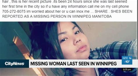 ontario woman missing in winnipeg