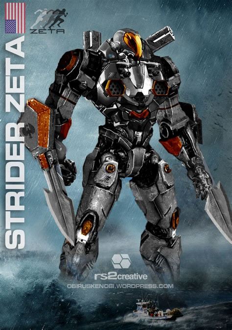 Jaeger Concept Art Strider Zeta Custom Jaeger Request By Rs2studios