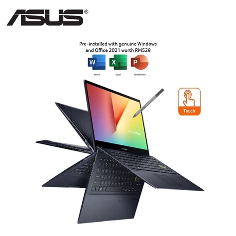Asus Vivobook Flip 14 Tm420u Aec176ws 14 Fhd 2 In 1 Touch Laptop Black
