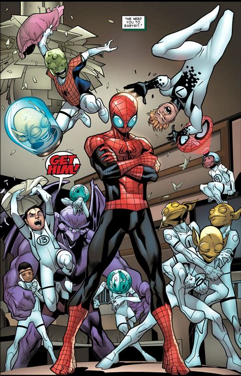 Superior Spider Man Babysits The Future Foundation Comicnewbies