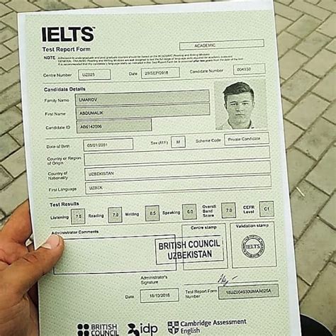 Ielts And Toefl Certificates Authentic Documents