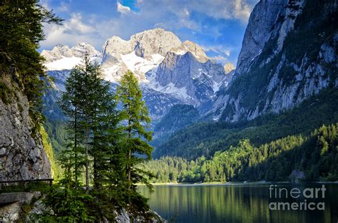 Alpine Lake And Mountains Austria Photograph By Sabine Jacobs Fine