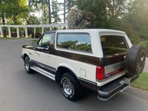 1989 Ford Bronco Xlt 4wd Low Miles Excellent Condition One Owner