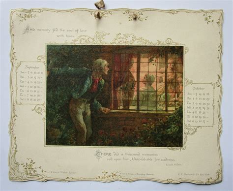 Tennyson Calendar For 1894 Books Pbfa