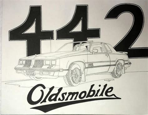 Oldsmobile In You Part 1 Drawing By Henry Hargrove Jr