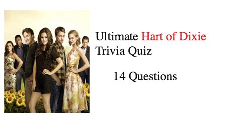 Ultimate Hart Of Dixie Trivia Quiz Nsf Music Magazine