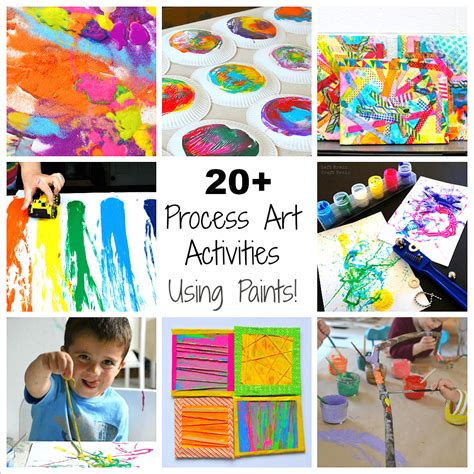 20 Process Art Activities For Preschoolers Using Paint Buggy And Buddy