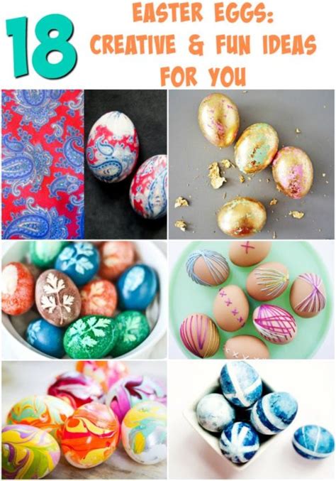 18 Diy Easter Egg Decorating Ideas Sad To Happy Project