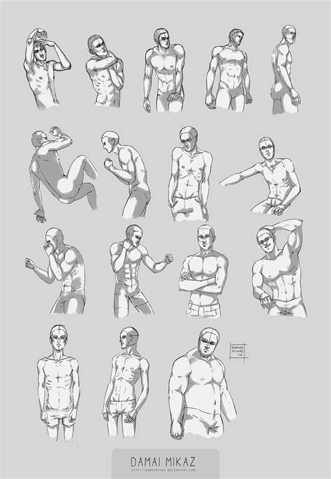 I've always struggled using low subdivision meshes in my personal and production workflow, so i decided to create a male base mesh, it's made into different subtools and different. Sketchdump August 2016 Male Anatomy by DamaiMikaz on DeviantArt