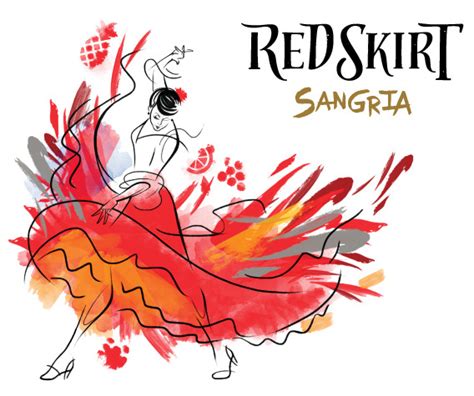 Join Club Sangria Red Skirt Vinoshipper