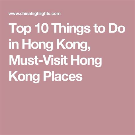 top 30 things to do in hong kong must visit attractions things to do hong kong hong