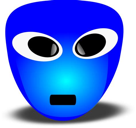 Blue Smiley Face Clip Art Library