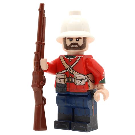 British Army Soldier Anglo Zulu War Lego Minifigure United Bricks