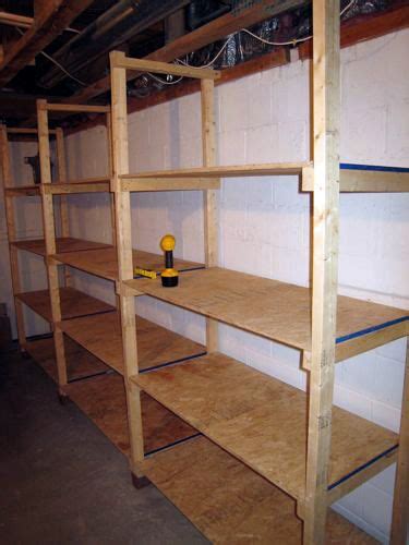 Basement storage accessories should be tailored to provide maximal access, ventilation, and moisture resistance. How to Build Inexpensive Basement Storage Shelves ...