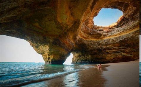 Nature Landscape Sea Cave Beach Sand Women Outdoors