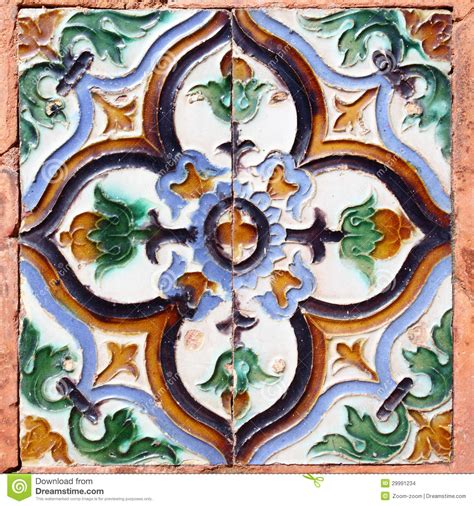 Moorish Ceramic Tiles Stock Photo Image Of Arab Architecture 29991234