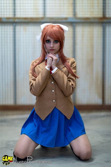 Game Doki Doki Literature Club Ddlc Monika Cosplay Costumes For Sale L Email Wig ® Official Site