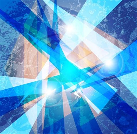 Free Blue Abstract Shapes Background Vector 01 Titanui