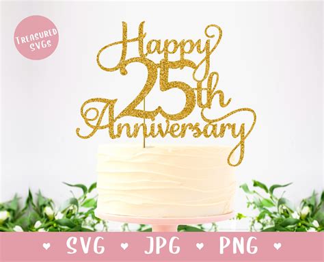 Happy 25th Anniversary Cake Ubicaciondepersonascdmxgobmx