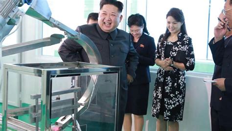North korean leader kim jong un and his wife ri sol ju attend the opening ceremony of the rungna people's pleasure ground on rungna islet along the taedong river in pyongyang in this july 25, 2012 photograph released by the north's kcna to reuters on july 26, 2012. North Korea's Kim Jong-Un tours cosmetics plant with wife ...