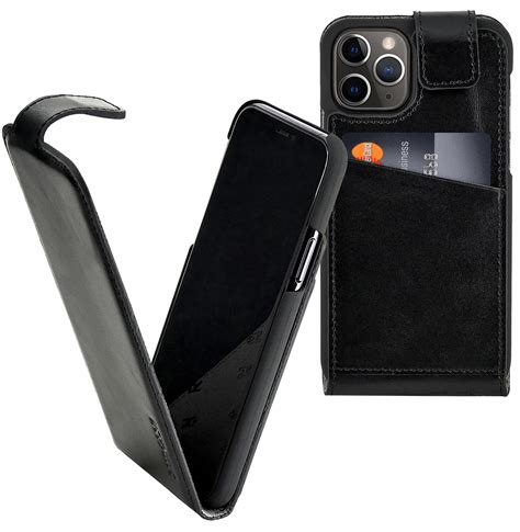 Iphone 12 Pro Max 67 Hülle Tasche Flip Style Echt Leder Schutz Cover