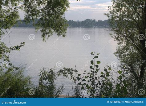 View Of The River Ob The City Of Novosibirsk Western Siberia Stock