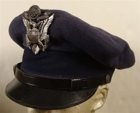 Usaf Officer Cap Post Wwii W Large Eagle Pin