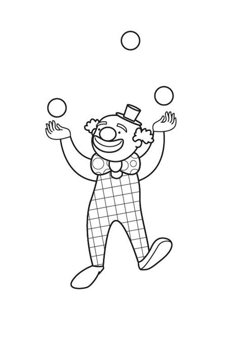 20 ausgezeichnet clown basteln vorlage 2019. Ausmalbild Berufe: Clown zum Ausmalen kostenlos ausdrucken
