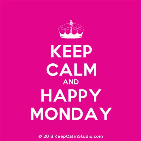 Lady Luck Keep Calm Its Only Monday