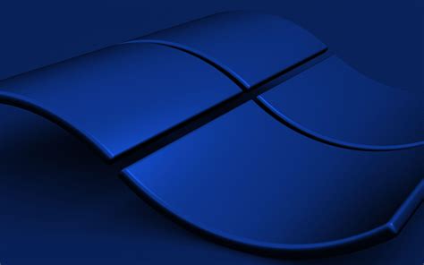 Dark Blue Wallpaper Windows 10 Wallpaper 4k Windows Logo Glossy Blue Images