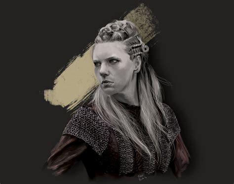 She is the mother of bjorn. ArtStation - Lagertha - Vikings, Firat Bilal