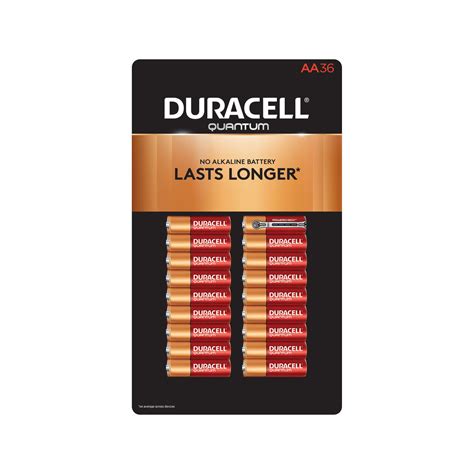 Branded Duracell Quantum Alkaline Aa Batteries 36 Pk Pack Of 1