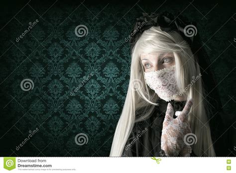 Widow Stock Photo Image Of Face Lace Historical Magic