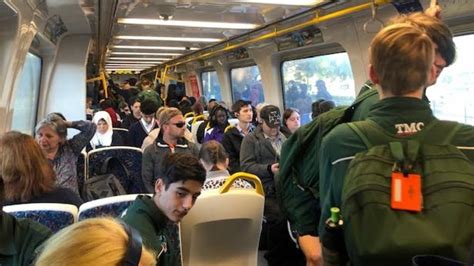 Adelaide Trains Packed Again But Social Distancing Ruled Out The