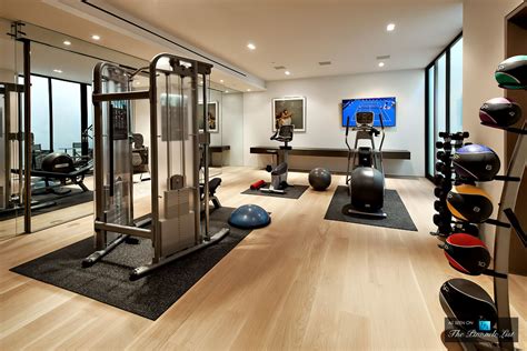 Sunset Strip Luxury Residence 9133 Oriole Way Los Angeles Ca Home Gym Flooring Gym Room