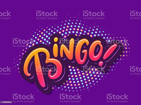 Ilustración De Bingo Letras De Vector Y Más Vectores Libres De Derechos De Bingo Bingo Rifa