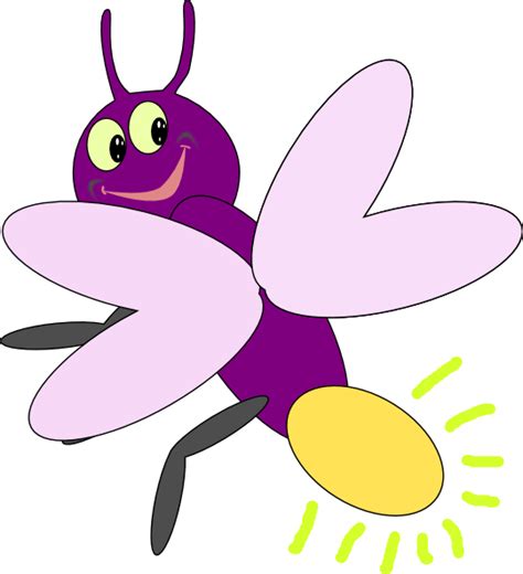 Purple Firefly2 Clip Art At Vector Clip Art Online Royalty