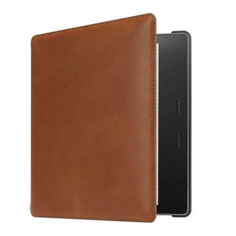 Casebot Leather Case For Kindle Oasis 9th Gen 2017 Release Brown