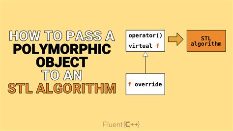 How To Pass A Polymorphic Object To An STL Algorithm Fluent C