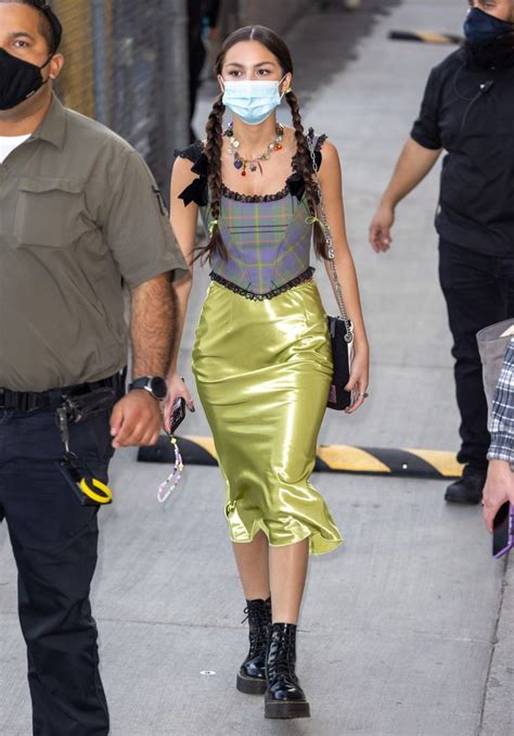Olivia Rodrigos Leather Tube Top And Low Rise Pants Fit Is So Y2k